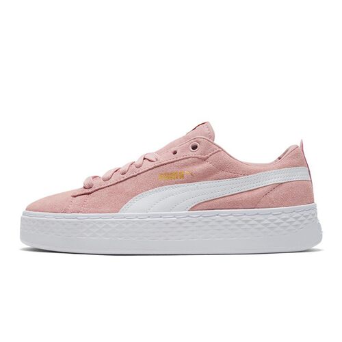 PUMA Smash Platform  SD 'Bridal Rose' 圆头舒适 低帮 板鞋 女