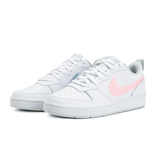 Nike Court Borough 2 潮流休闲舒适 鸳鸯 低帮 儿童板鞋 白蓝粉