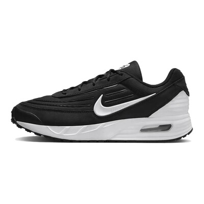 Nike AIR MAX VERSE 舒适 织物皮革耐磨透气 低帮跑步鞋 男款 黑