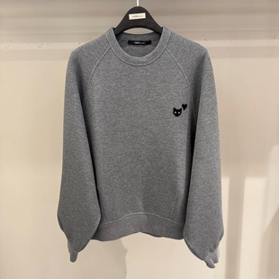 卫衣T恤男 2025年秋季 SONGZIO HOMME韩国代购 纯色圆领宽松棉质长袖