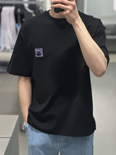 流行短袖 Liberclassy韩国代购 T恤 圆领宽松背部插画时尚 2024年夏季