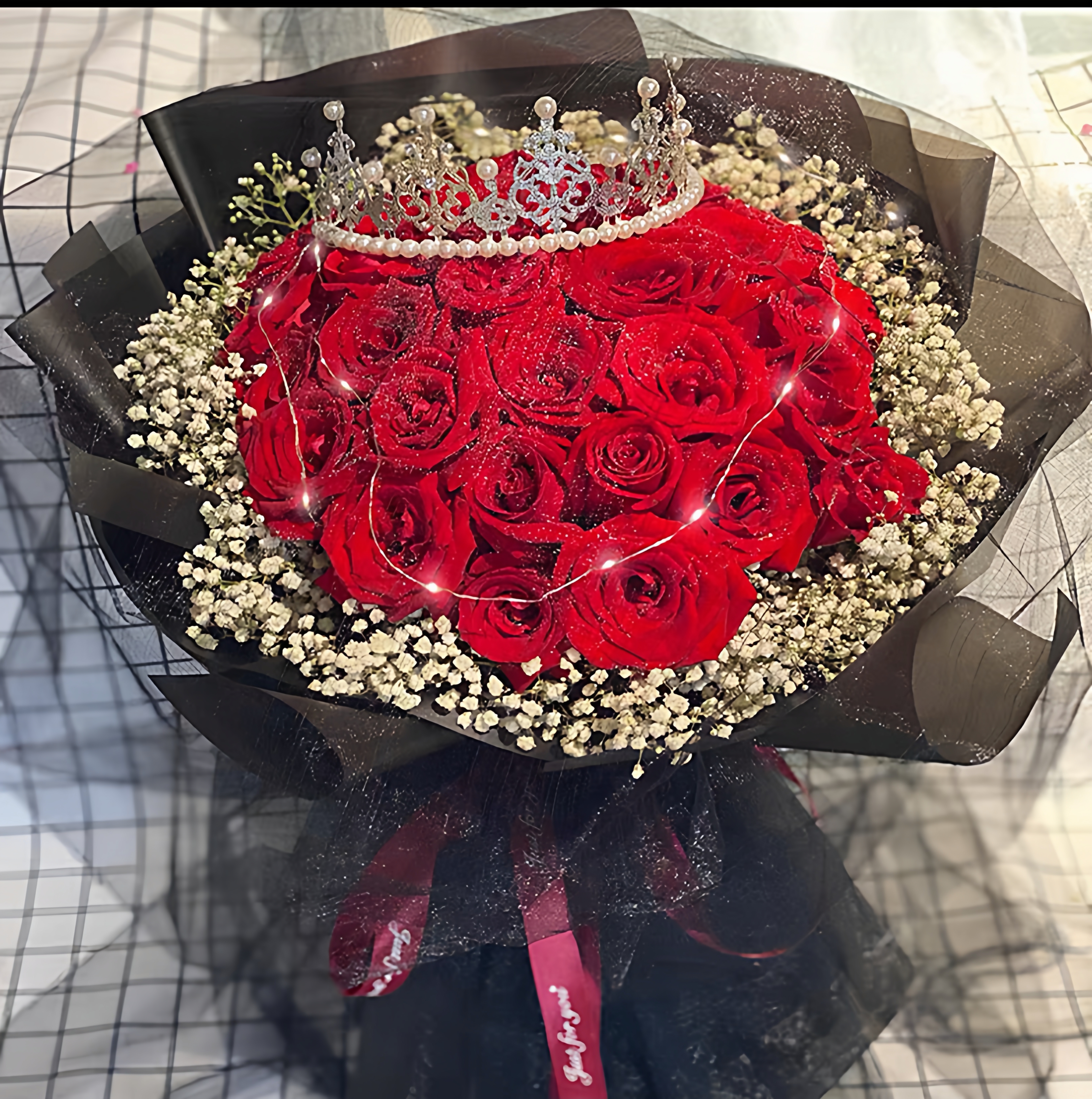 生日红玫瑰花束送朋友北京鲜花速递通州顺义昌平大兴同城花店配送