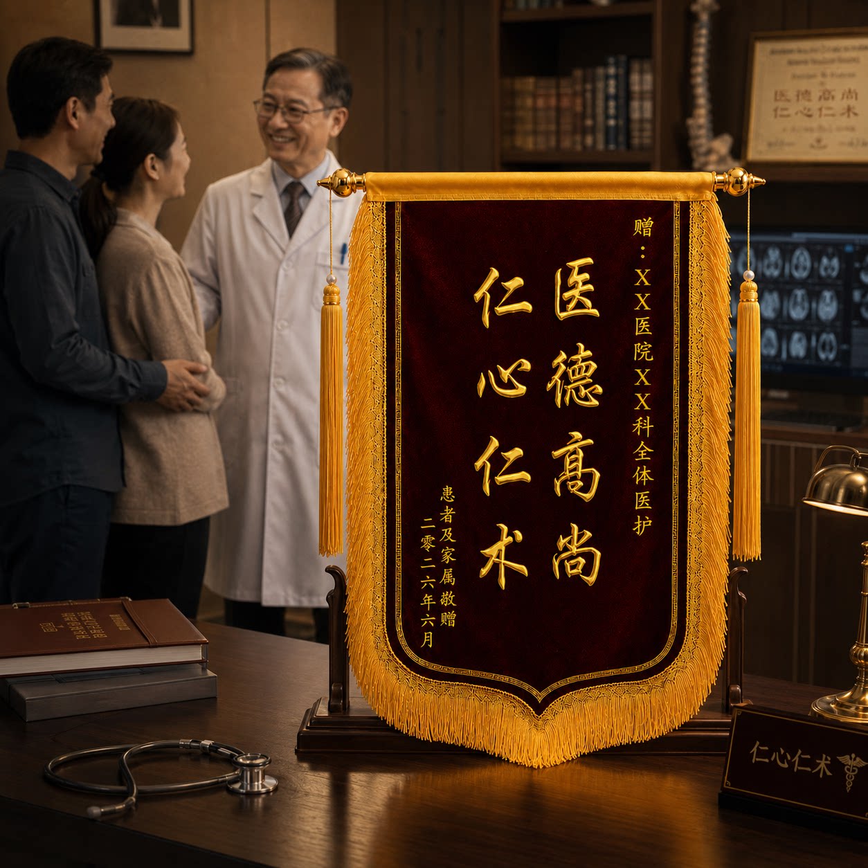 锦旗定制感谢医生医护人员妇产科