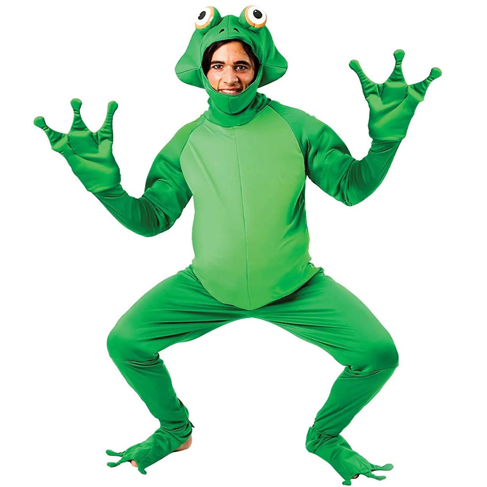Unisex Funny Frog One Pieces Cosplay Costume Novelty Adult A