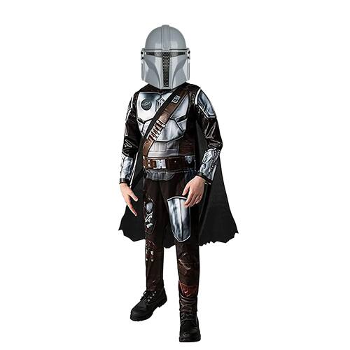 Mandalorian Costume Kids Boys with Mandalorian Helmet Cloak