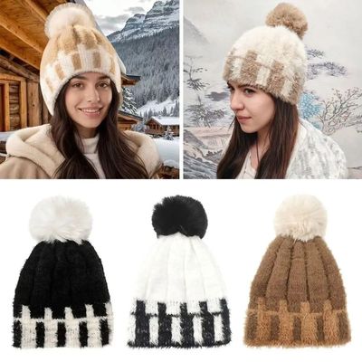 Fashion Warm Winter Hat Thickened Ear Protection Knitted Cap