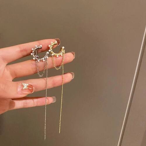 Luxury Multi-Layer Clip Earrings For Women Geometric Shiny Z