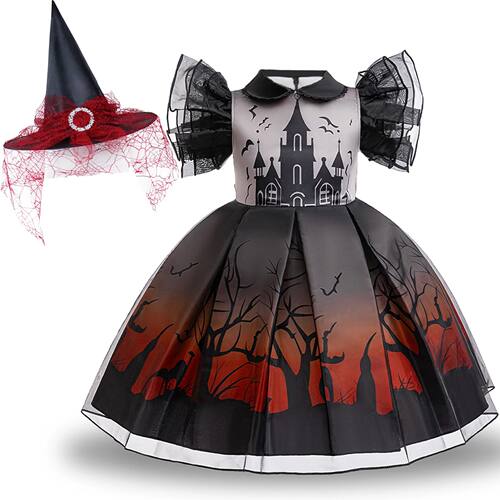 Church Bat Halloween Cosplay Costume for Girls Carnival Chri