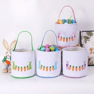 Practical Eco-friendly Easter  Totes With Handles Candy Gift