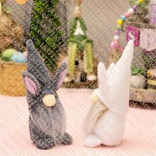 Quality Rabbit Toy cate Stitching Easter Rabbit Gnomes for D