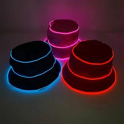 Fluorescent Luminous man Hat LED Glowing Cap For Men Masquer