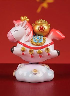 Rotatable Cartoon Ornament 2026 Chinese Spring Festival Deco