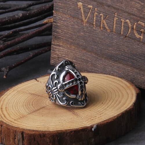 Never Fade Cross Shape Ring Men's Ring New Fashion Metal Ele