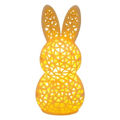 3D Printed LED Easter Hollow Hare For Festive Atmosphere Dec