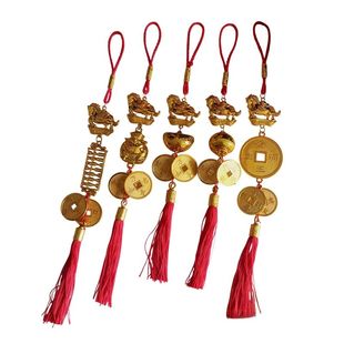 Horse Year Red Long Pendant Plastic Color Gold New Chinese