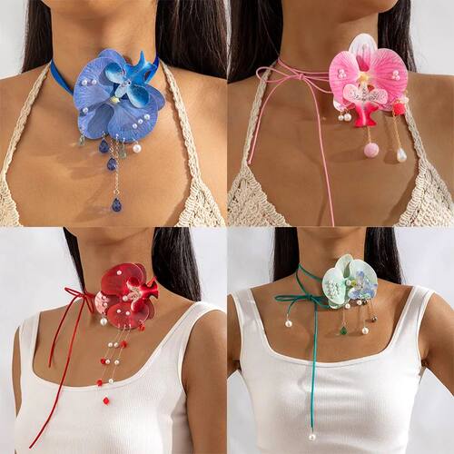 New European American Exaggerated Necklace Fresh Butterfly O