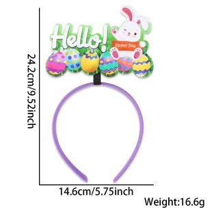 Easter Headband Kids Adult Egg Rabbit Hair Accessories Photo