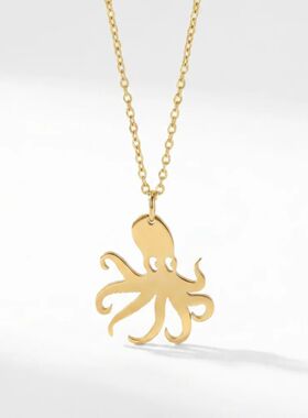 New Stainless Steel Women's Simple Summer Ocean Series Octop