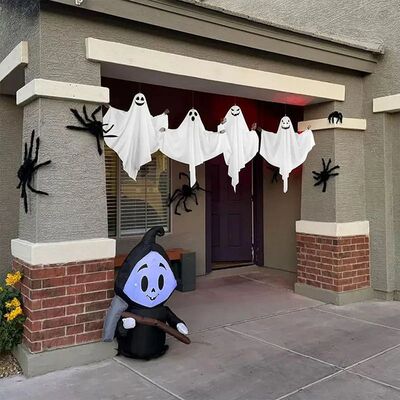 Halloween decorations, ghost hangings, doorway ornaments, ma