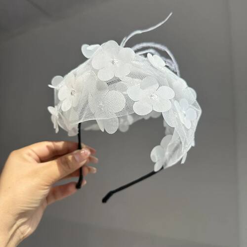 Fashion Women Feather Net Yarns Hat Wedding Accessories Mesh