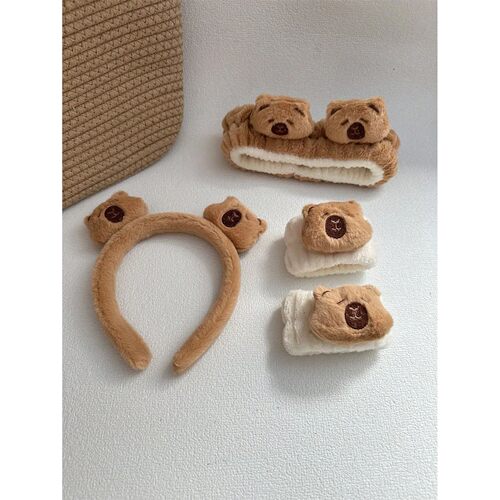 2-4pcs New Cartoon Capybara Hair Accessories Hair Bands Wome
