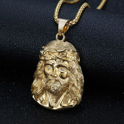Vintage 316L Stainless Steel  Pendant Necklaces Fashion Hip