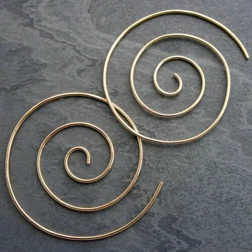 Creativity Gold Color Copper Dangle Women's Earrings Hand Ca