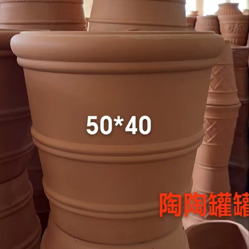 出口外贸大口径红陶盆破损补发