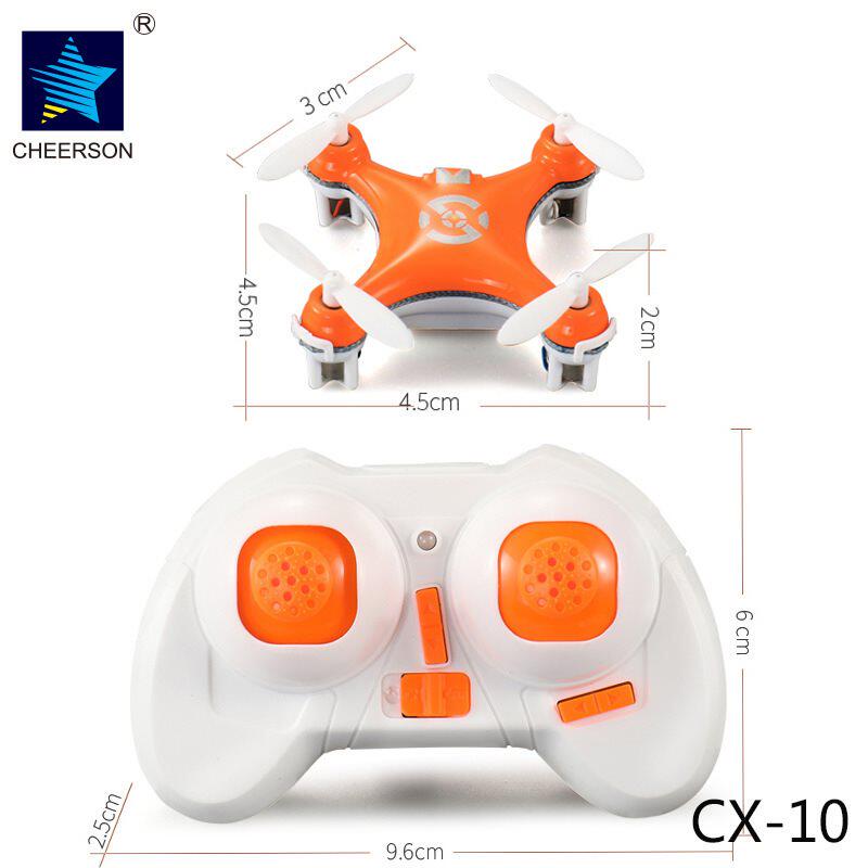 CHENGXING 모델 항공기 2.4G 원격 제어 미니 드론 쿼드 콥터 어린이 장난감 원격 제어 항공기 CX10