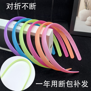 新款儿童高档发箍用不断带齿防滑压发头箍学生彩色发卡女童发饰品