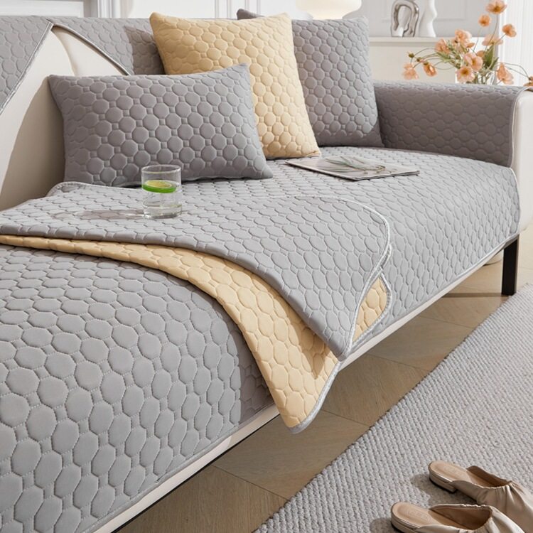 沙发垫凉席坐垫子夏季夏天乳胶冰丝沙发套罩防滑盖布巾2024年新款