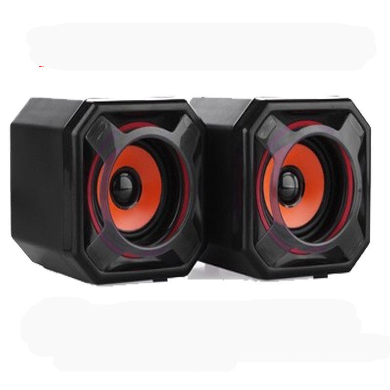飚雷A8重低音振动膜 电脑音箱USB2.0小音响小低音炮 电脑配件促销