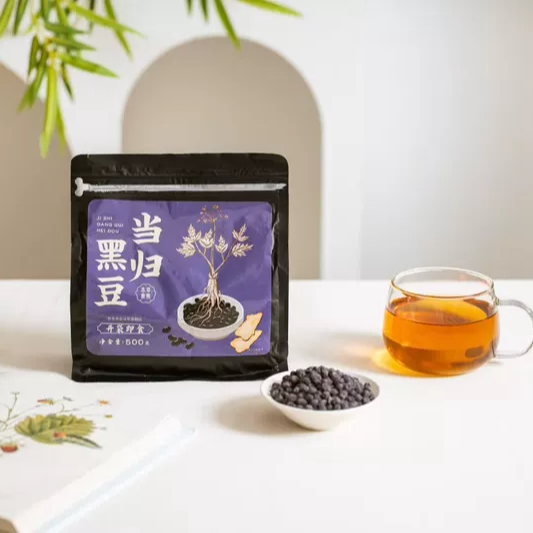 顾拾本草无花果好雌膏亚麻籽枸杞种子循环当归黄芪黑豆