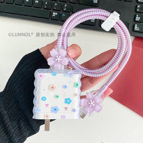 适用于VIVO充电器90w/80w保护套软壳S60/50pro/X300S数据线防断绳