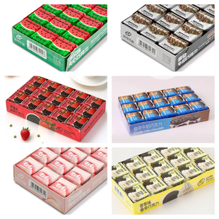 格力奇抹茶味曲奇白巧克力味香草味白桃味西瓜味夹心纯可脂巧克力