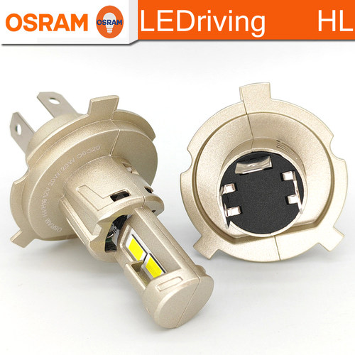 OSRAM欧司朗LED直插式HS1 H4 H19 64193CWFL超亮白光直上型LED灯