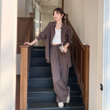新品现货吊带背心+衬衫外套裤子三件套2C139-908-P175-K288，女装套装/套裙，2C139