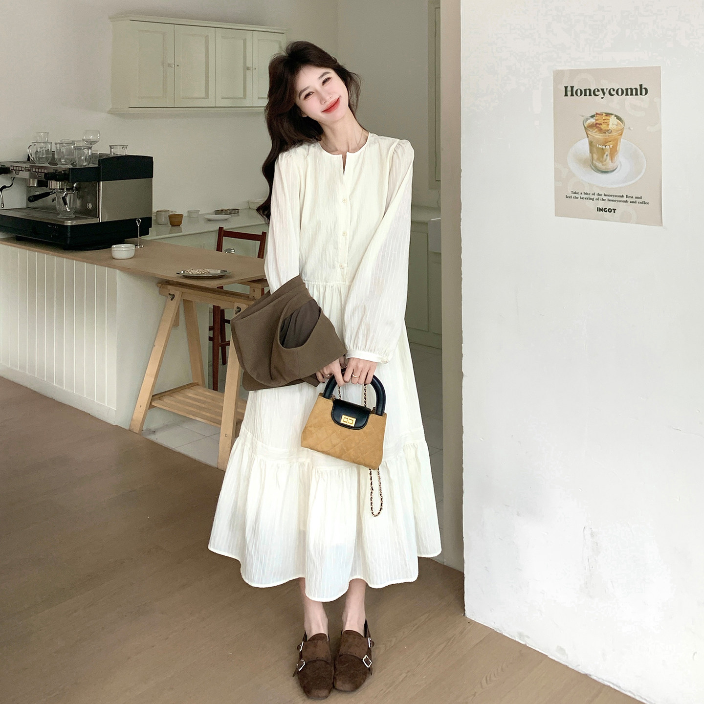 新品出货中马甲+连衣裙两件套2C139-915-P175-K288,女装连衣裙,2C139
