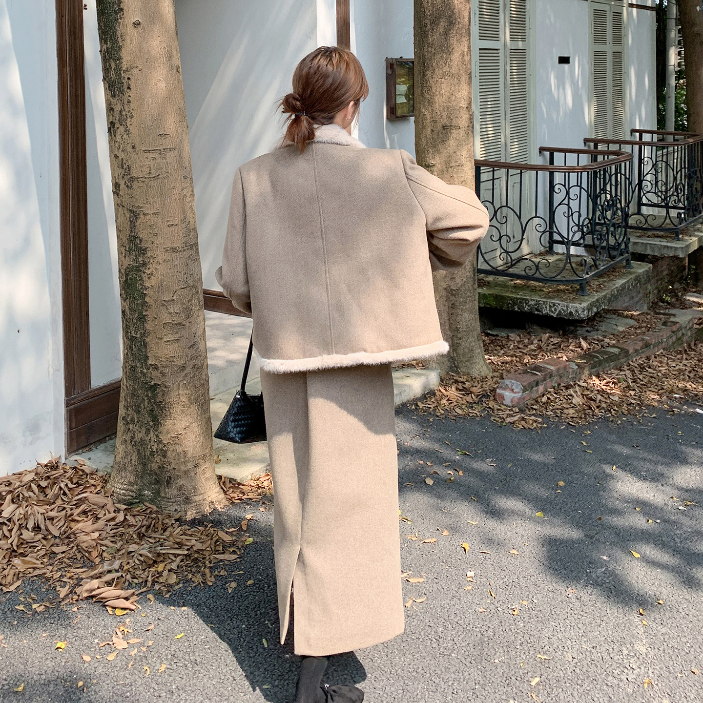 新品现货90绒羽绒内胆+半身裙两件套2C139-807-P245-K368,女装套装/套裙,2C139