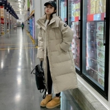 现货主推新增色有买家秀贴标休闲长款羽绒服6175款P315控468，女装羽绒服，2C139