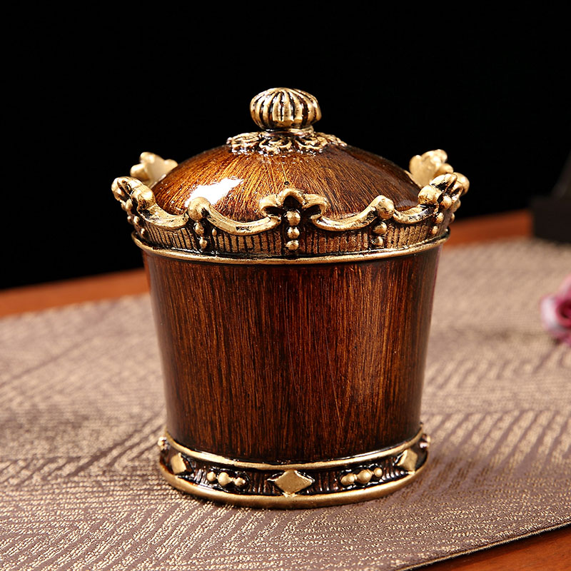 美式復古歐式牙簽盒牙簽筒收納盒