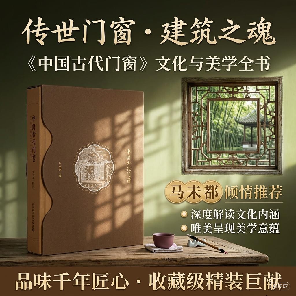 中国古代门窗建工社官方正版