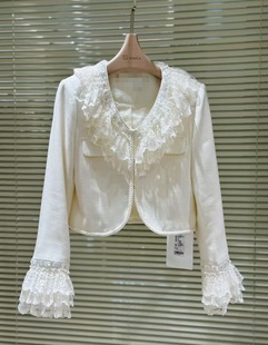 929 套装 价格咨询.欧洲站原创设计师走秀款 重工高定气质女白领西装