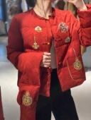 白领贵妇1225 价格咨询.欧洲站原创设计走秀重工高定气质国潮套装