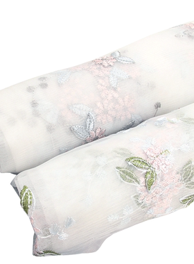 特丽纶面料网纱布料提花服装