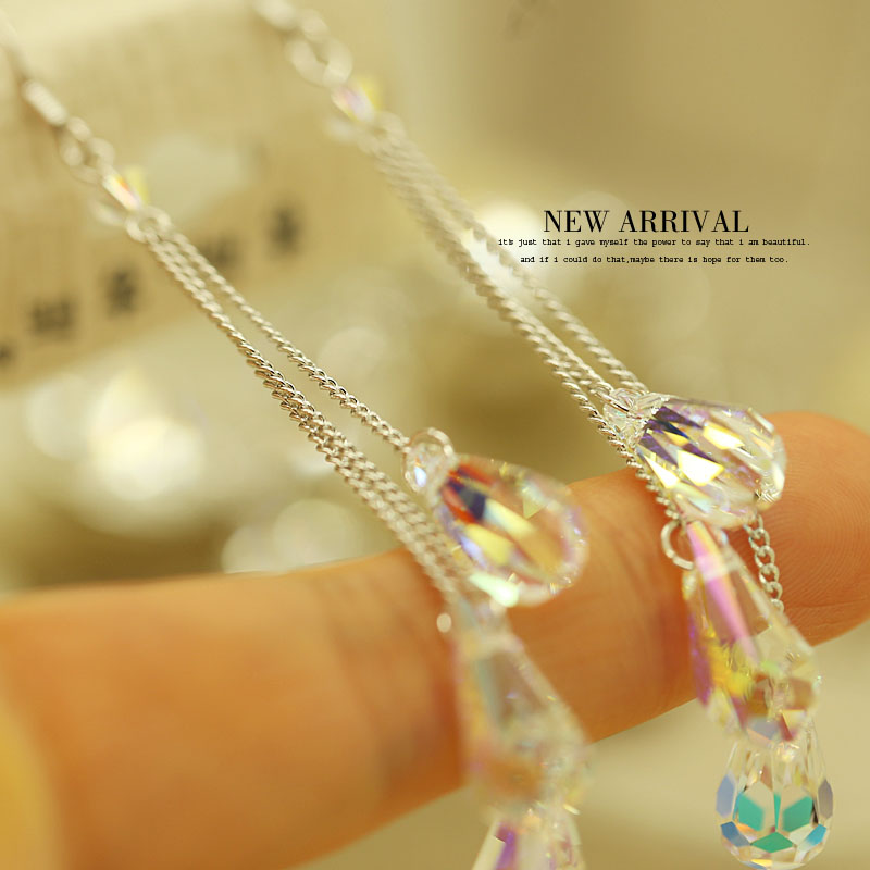 时尚奥地利合成水晶女耳环