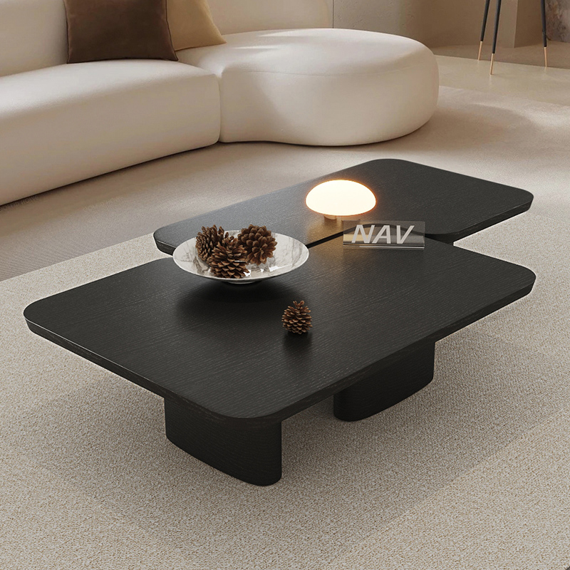 纳威侘寂风极简异形茶几