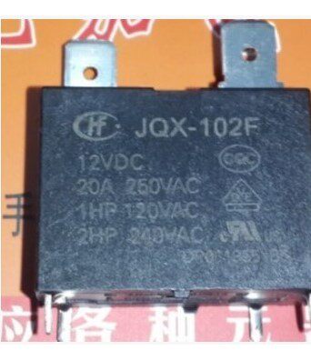 【华盛辉】JQX-102F-12VDC 一组常开 20A250VAC 空调继电器