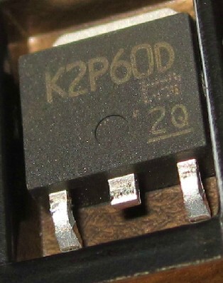 TK8P65W贴片场效应MOS管TO252