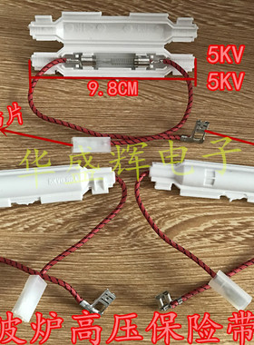 微波炉配件 微波炉高压保险丝 保险管 带线 壳 5KV 0.85A 0.8A